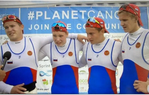 Дмитрий Быканов в составе 4-ки каноэ стал победителем Первенства мира 2021 г. на дистанции 500 м.