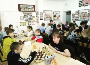 В шахматном зале КСК "Атлант" состоялось первенство муниципального образования Брюховецкий район по шахматам (блиц)