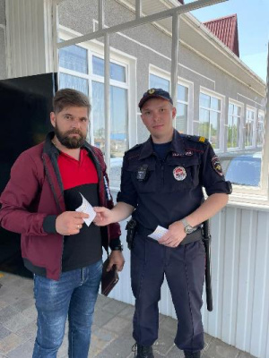 Сотрудники отдельной роты патрульно-постовой службы полиции в рамках ОПМ «Правопорядок» провели беседы с гражданами по профилактике мошенничества