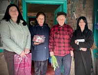 Поздравили ветерана с днем рождения