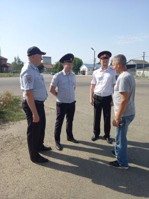 В Брюховецком районе представитель Общественного совета проверил организацию работы патрульно-постовой службы полиции