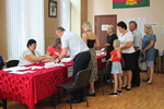 Продолжается голосование на выборах в органы местного само-управления муниципального образования Брюховецкий район
