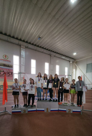 Легкоатлеткам Брюховецкого района не было равных в первенстве Краснодарского края по лёгкой атлетике в помещении среди юношей и девушек 2010-2011 гг.р. 